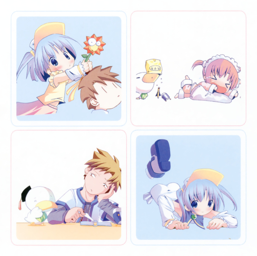 ah-kun, moetan, nao-kun, nijihara_ink, oni-kun, pastel_ink, pen-kun, pop