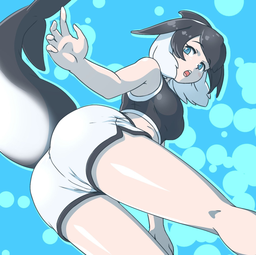 1girl, acesrulez, alternate_costume, bare_shoulders, black_hair, black_shirt, blue_eyes, casual