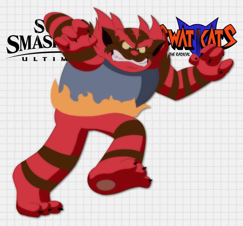claws, closed_mouth, commentary, copyright, doc_shoddy, english_commentary, fire, highres