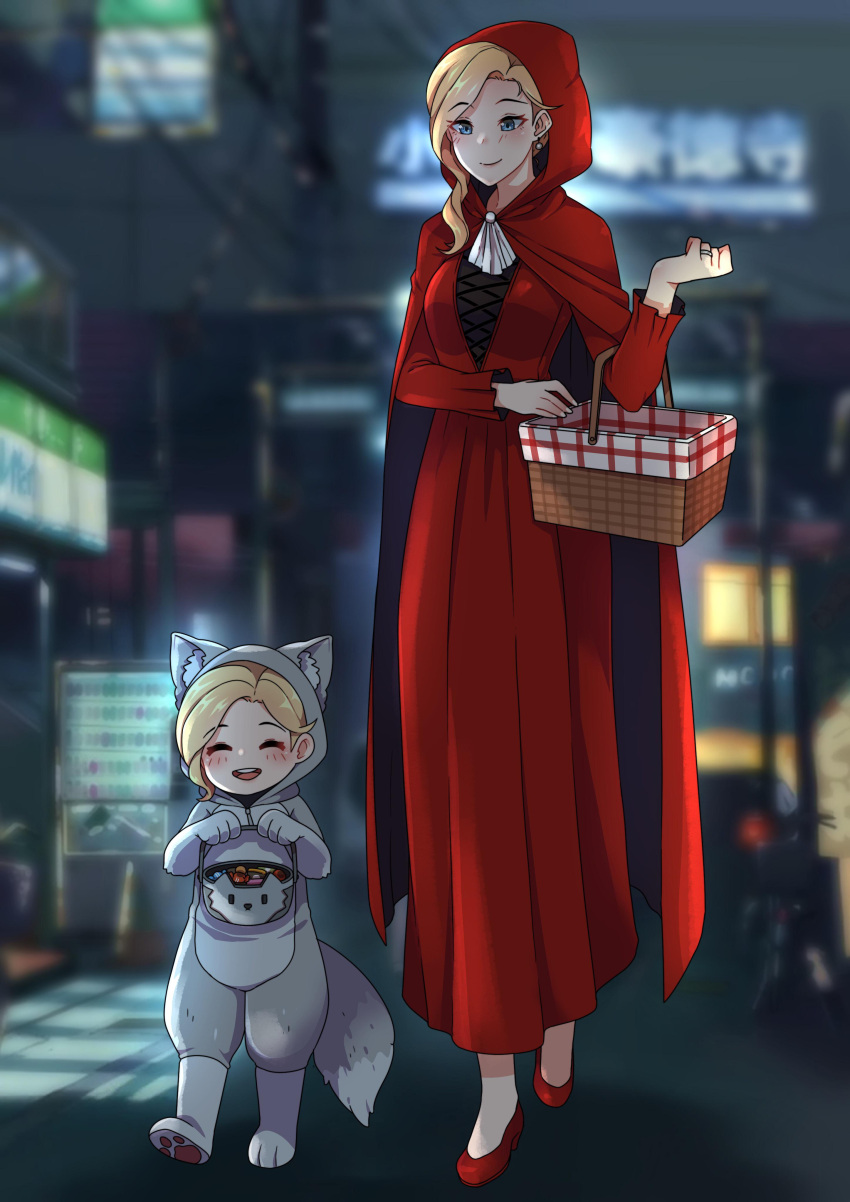 2girls, absurdres, alternate_costume, animal_costume, animal_ears, animal_hands, asymmetrical_hair, azur_lane