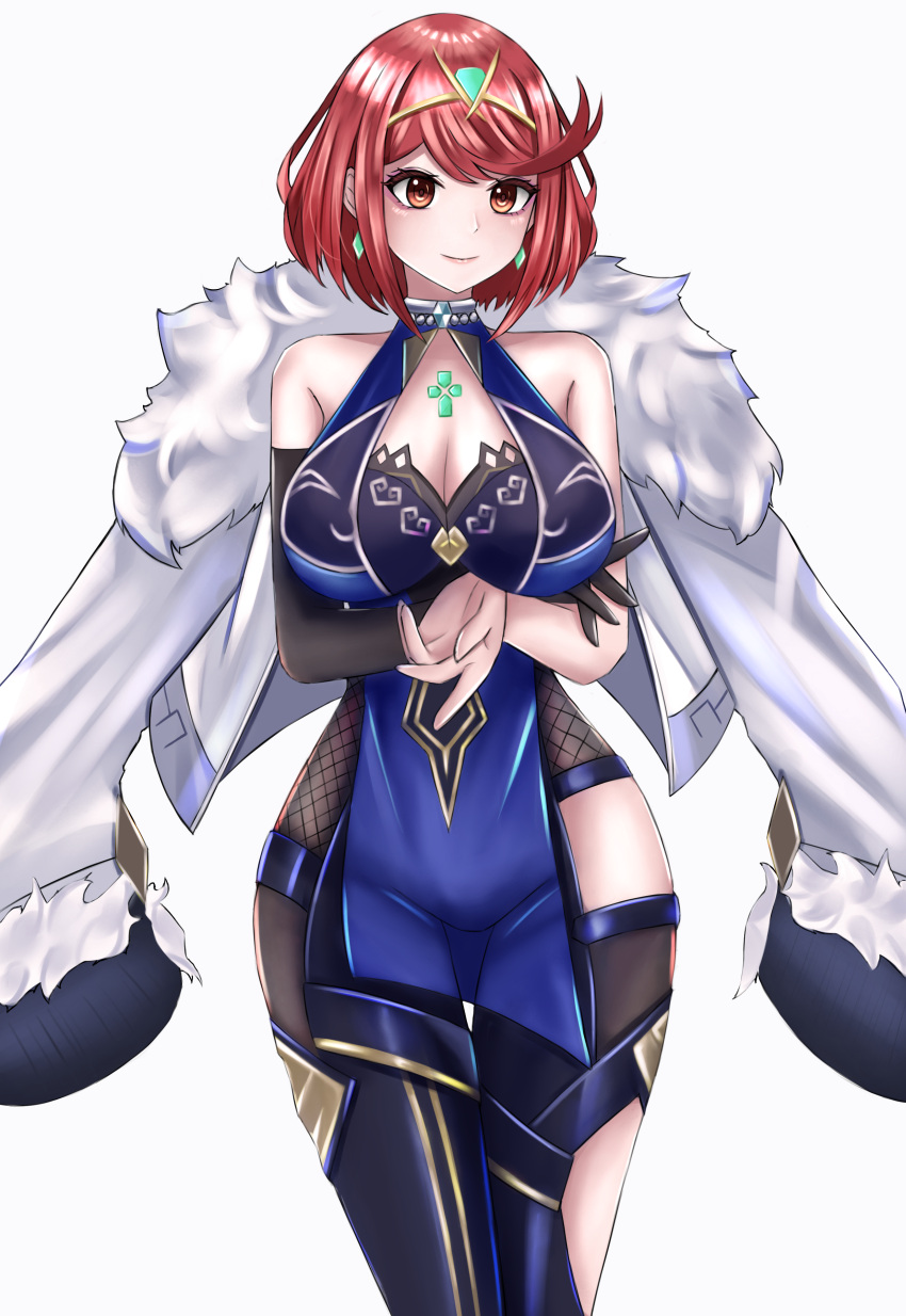1girl, absurdres, alternate_costume, asymmetrical_gloves, bangs, breasts, chest_jewel, cosplay