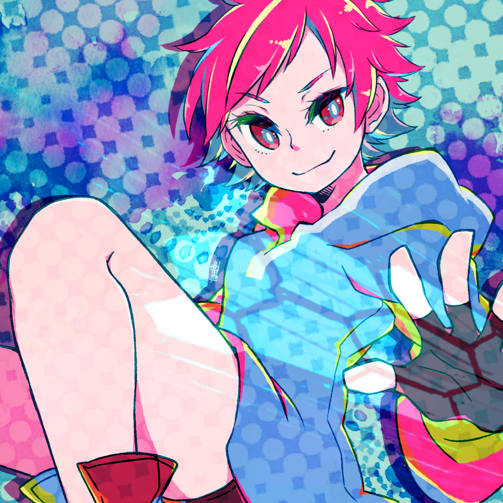 1girl, closed_mouth, fingerless_gloves, gloves, hood, hoodie, kumatora, looking_at_viewer