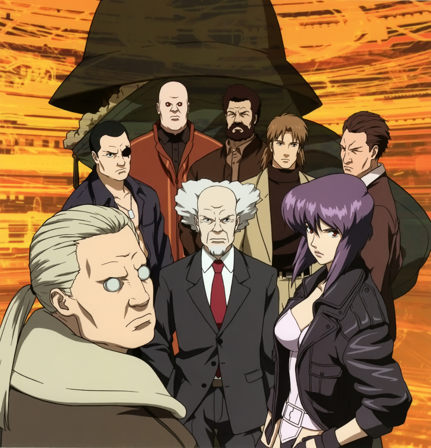 batou, boma, daisuke_aramaki, ghost_in_the_shell, ishikawa, motoko_kusanagi, pazu, saito