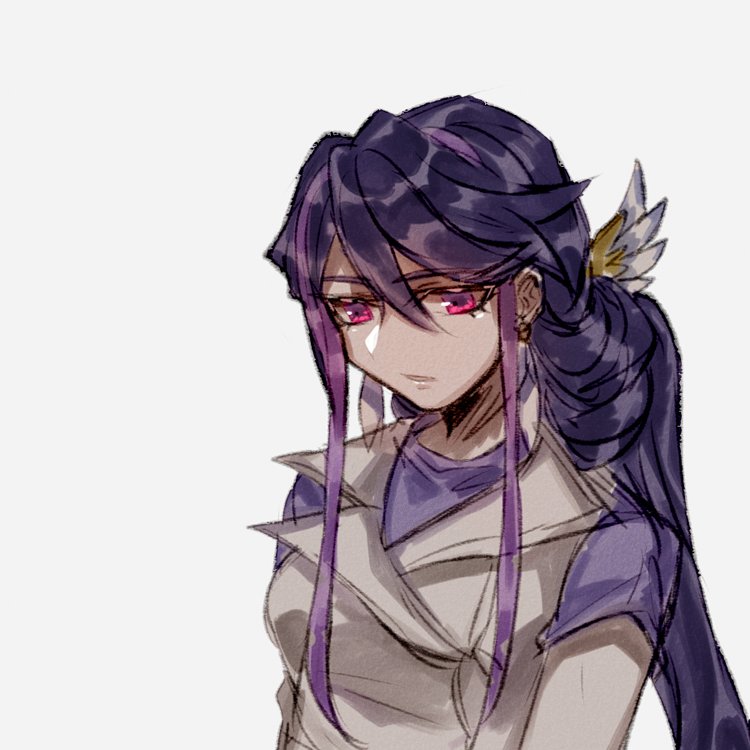 1girl, bangs, belt, blush, bracelet, breasts, earrings, feathers