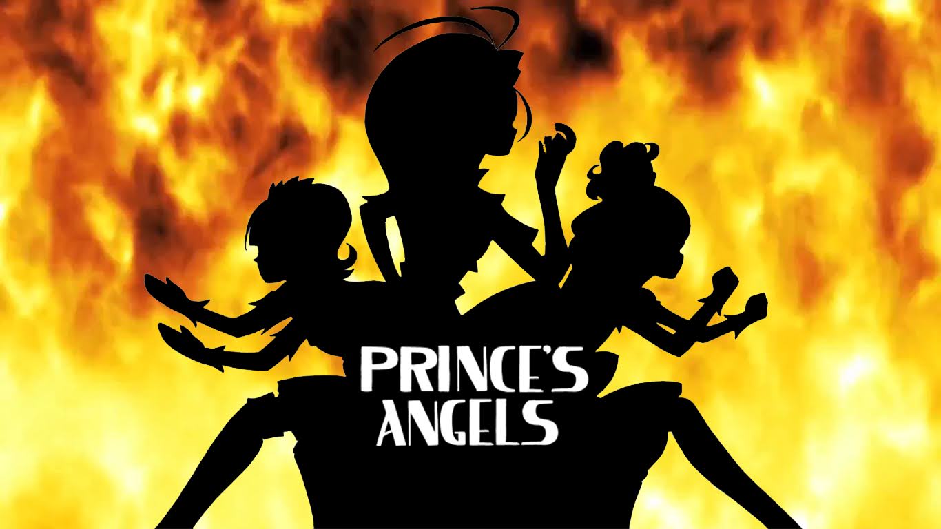 3girls, amanogawa_kirara, badass, charlie's_angels, charlie's_angels_(parody), cure_flora, cure_mermaid, cure_twinkle