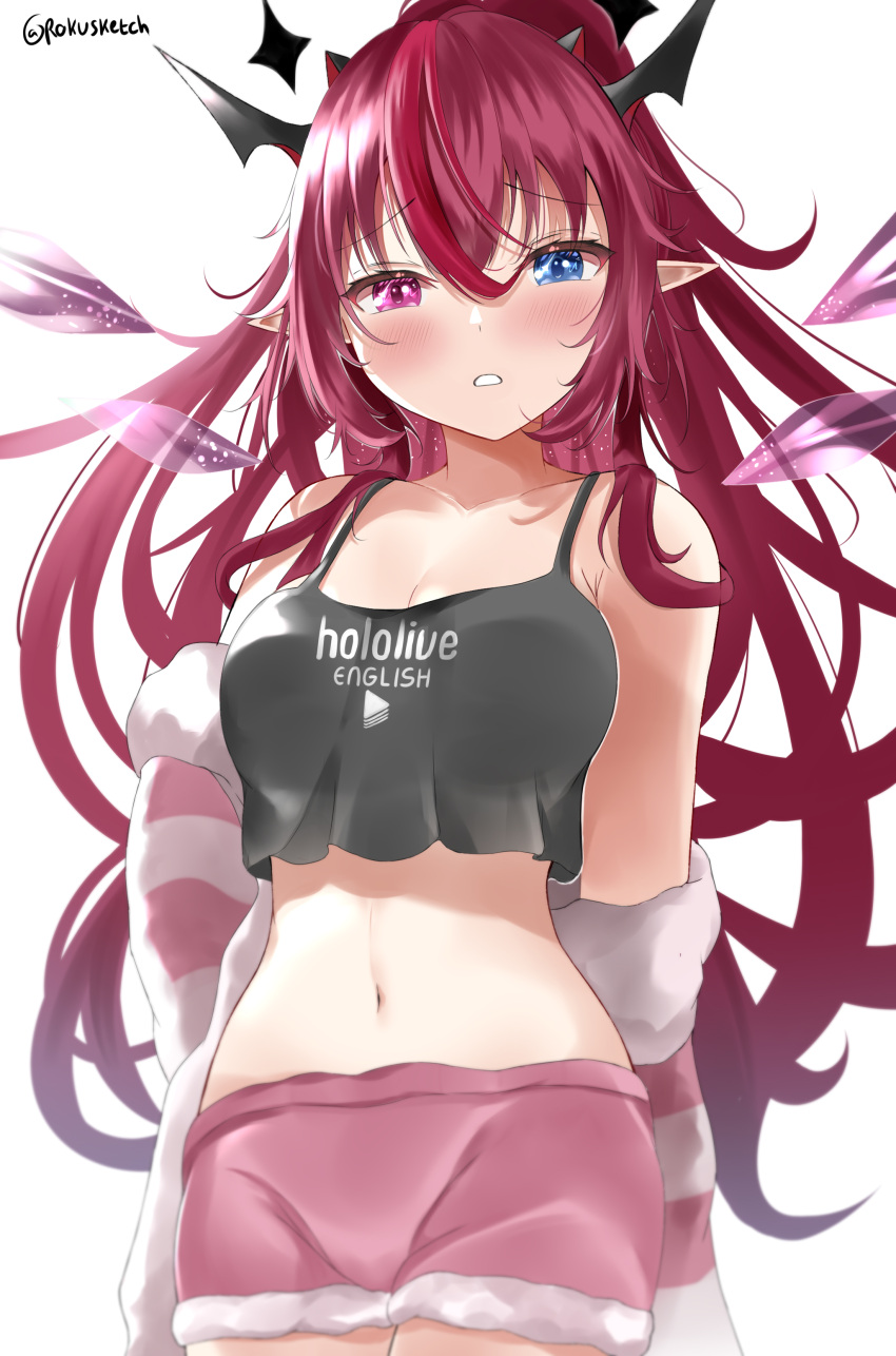 1girl, absurdres, alternate_costume, highres, irys_(hololive), rokusketch