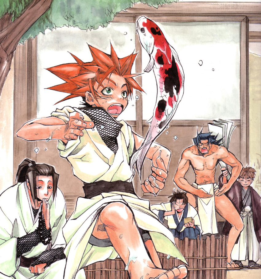 chrono_nanae, harada_sanosuke, ichimura_tetsunosuke, male, nagakura_shinpachi, peacemaker_kurogane, saito_hajime_(peacemaker_kurogane), todo_heisuke