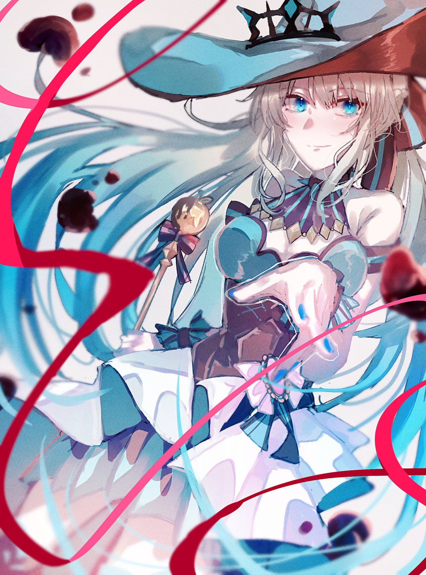 1girl, bangs, blonde_hair, blue_eyes, bow, eyebrows_visible_through_hair, eyes_visible_through_hair, fate/grand_order