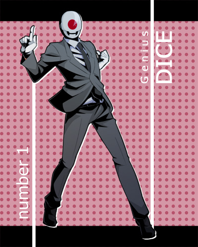 1boy, belt, black_footwear, black_jacket, black_necktie, black_pants, character_name, clenched_hand