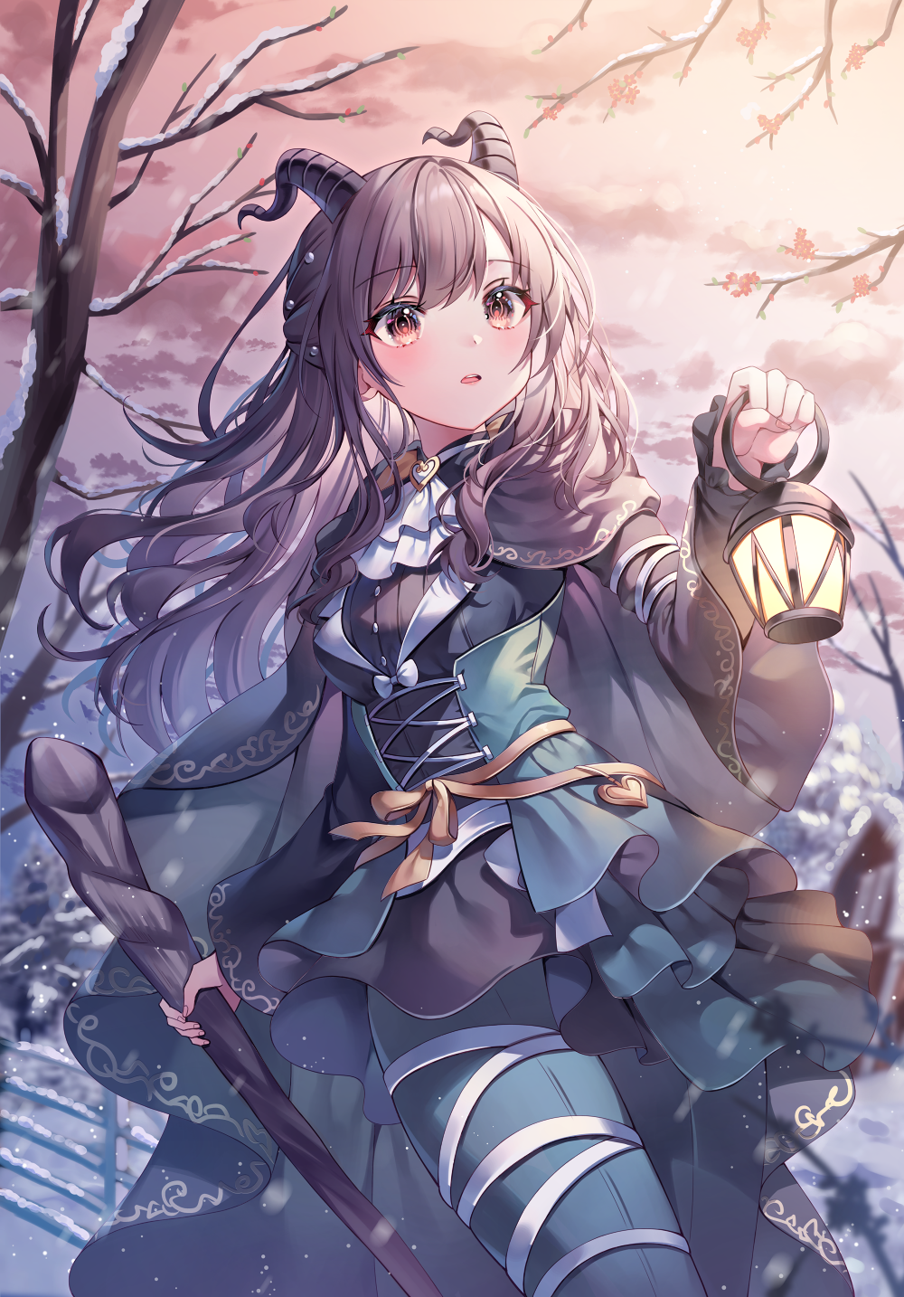 1girl, ascot, bangs, black_shirt, blush, bow, breasts, brown_hair