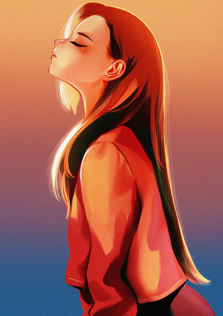 1boy, absurdres, androgynous, backlighting, brown_hair, closed_eyes, closed_mouth, dark-skinned_male