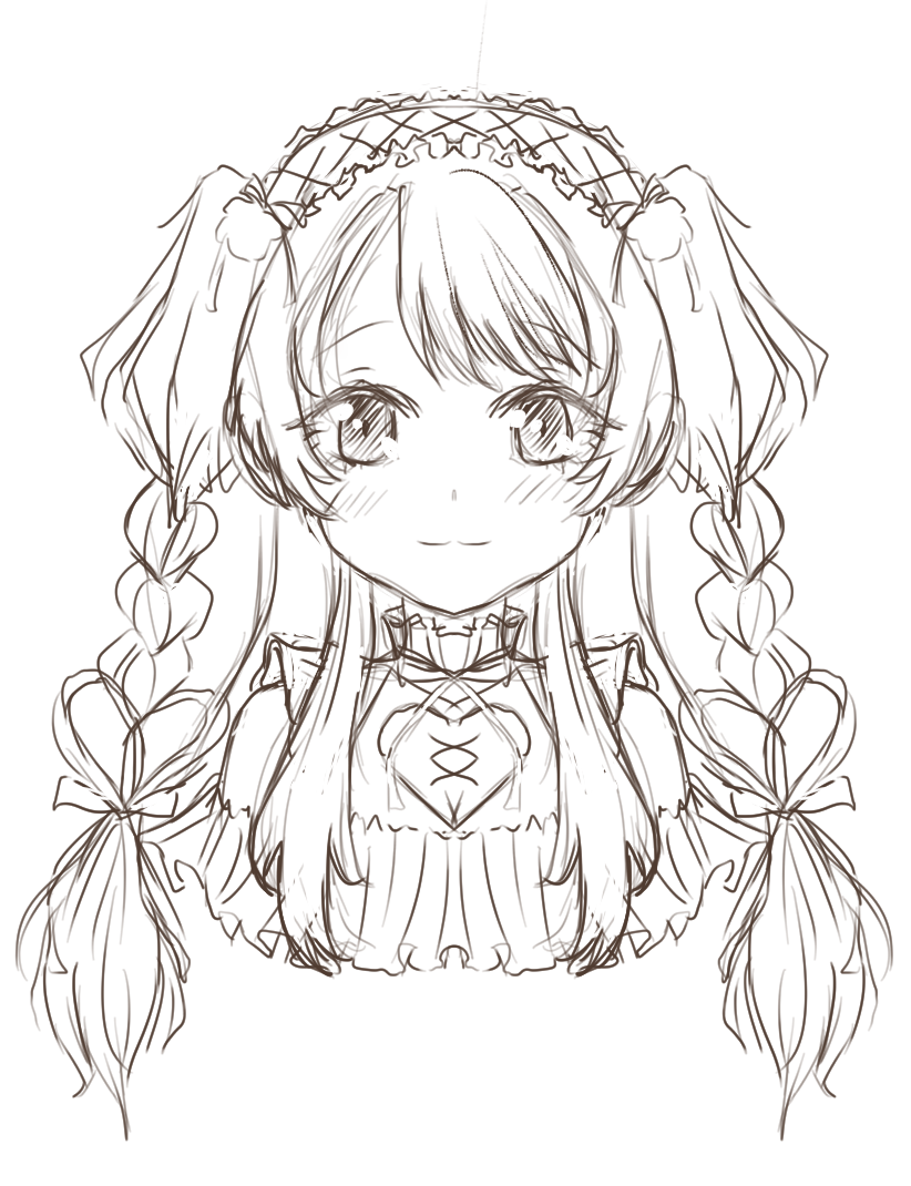 1girl, amiya_aranha, amiya_aranha_(artist), bangs, braid, english_commentary, eyebrows_visible_through_hair, greyscale