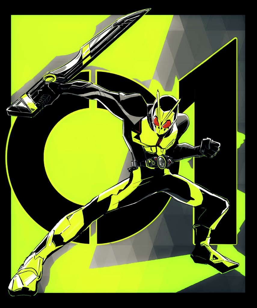 1boy, antennae, armor, black_gloves, commentary_request, driver_(kamen_rider), gloves, green_armor