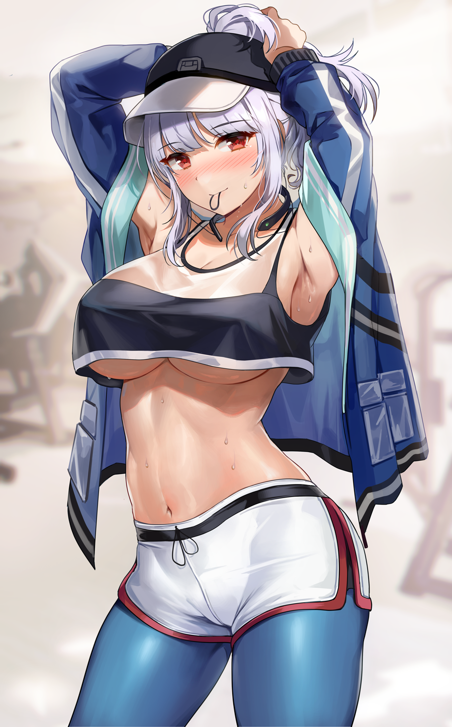 1girl, azur_lane, bangs, blush, breasts, gijang, giulio_cesare_(azur_lane), highres