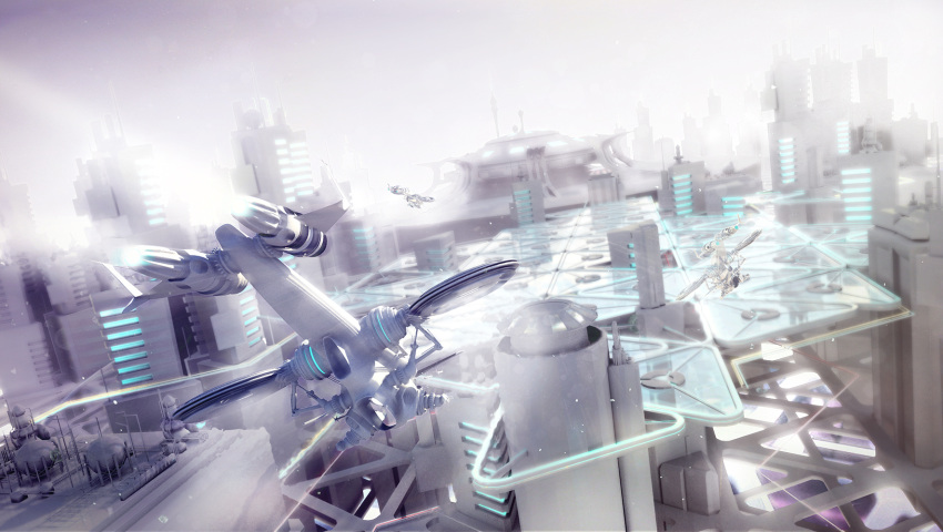 3d, afterburner, aircraft, building, city, cityscape, commentary, day