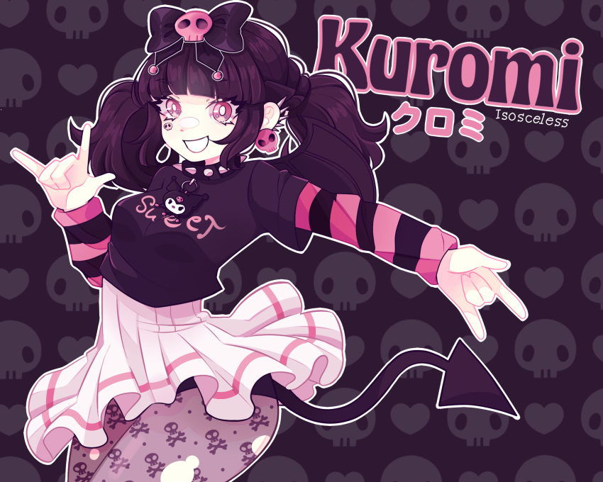 1girl, artist_name, bangs, blunt_bangs, bow, character_name, collar, crop_top