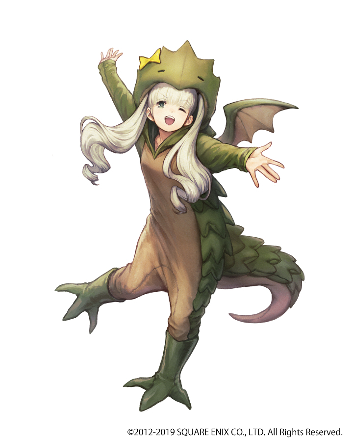 1girl, 2012, 2019, animal_costume, bangs, bravely_default:_praying_brage, bravely_default_(series), character_request