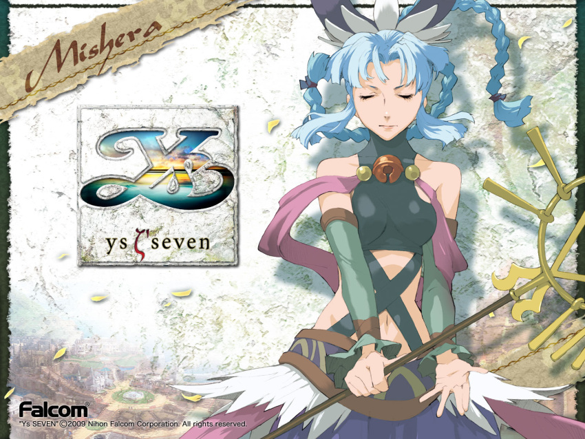 1girl, mishera_(ys), solo, tagme, wallpaper, ys, ys_seven