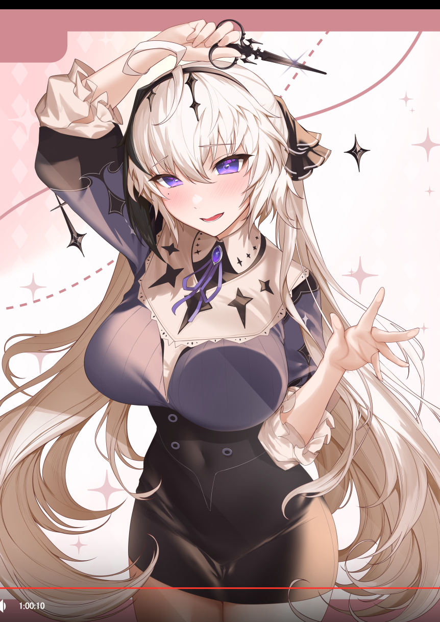 against_glass, ahoge, blush, breast_press, breasts, buttons, covered_navel, cowboy_shot