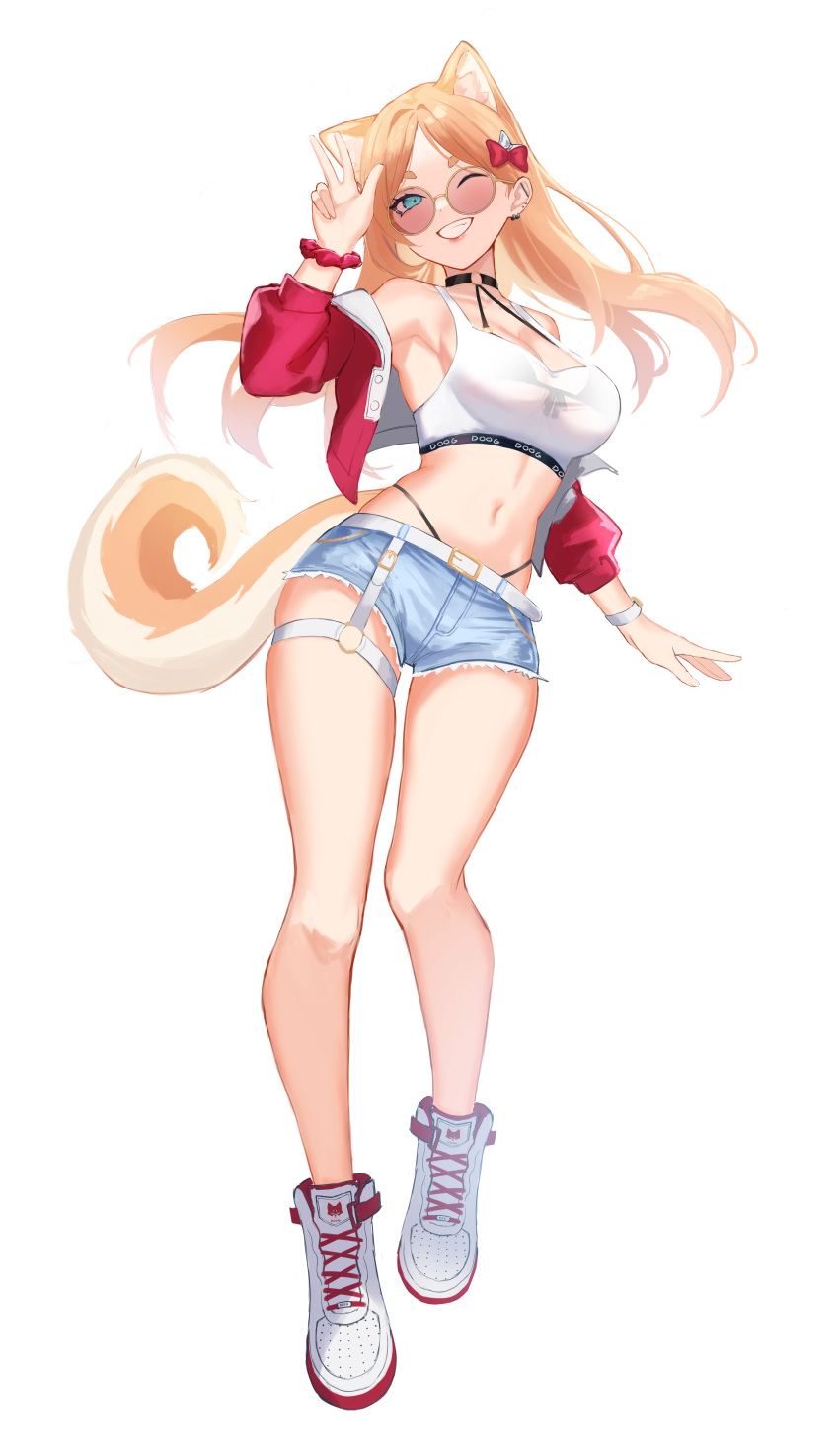 1girl, absurdres, animal_ears, aqua_eyes, armpits, bare_shoulders, bikini, bikini_top_only