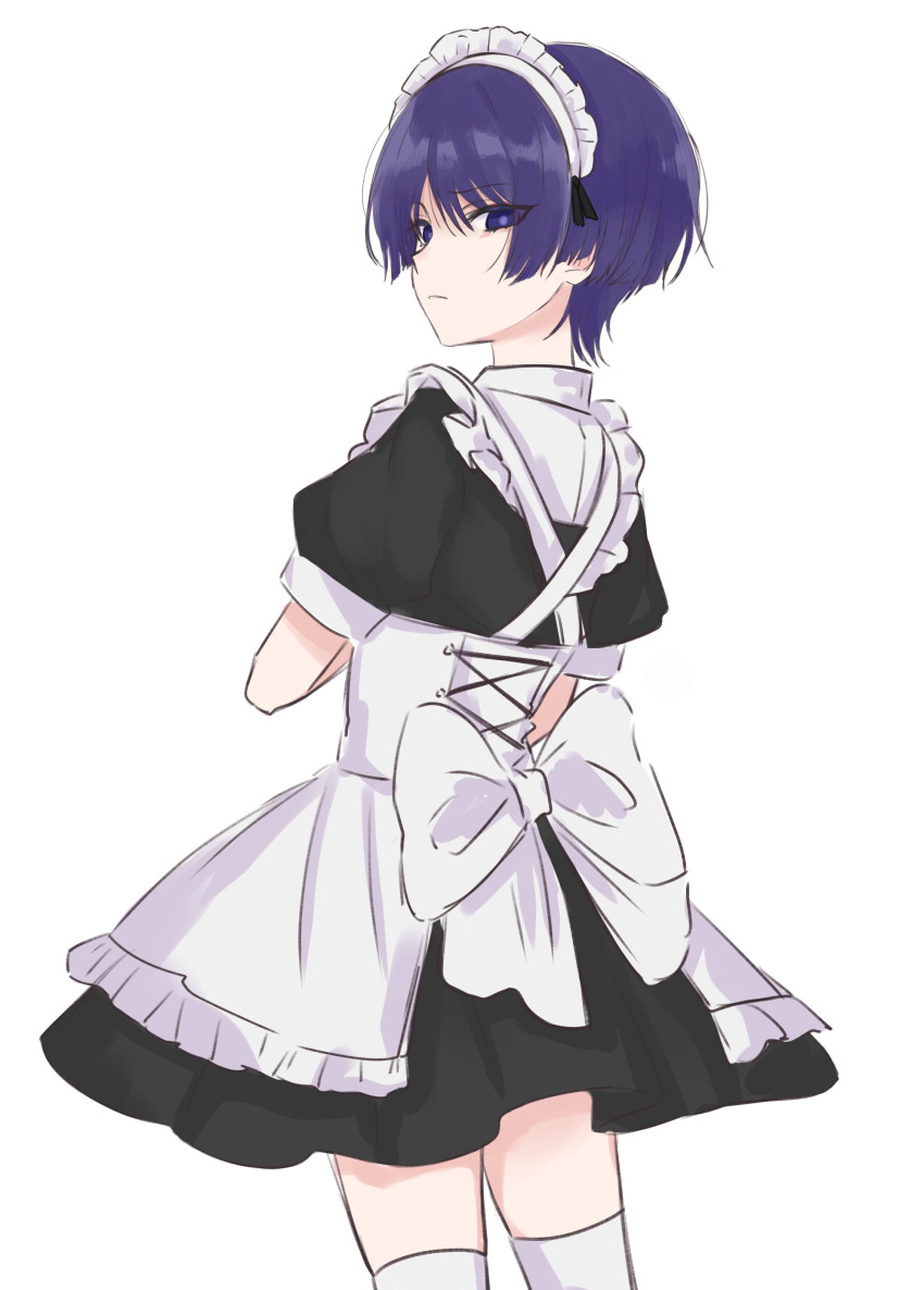 1boy, absurdres, alternate_costume, apron, genshin_impact, highres, ij_xcm4o, looking_at_viewer