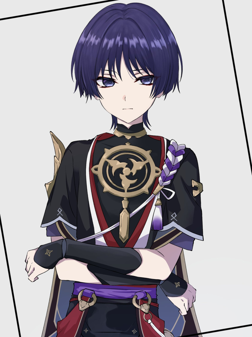 1boy, armor, genshin_impact, highres, ij_xcm4o, japanese_armor, japanese_clothes, kote