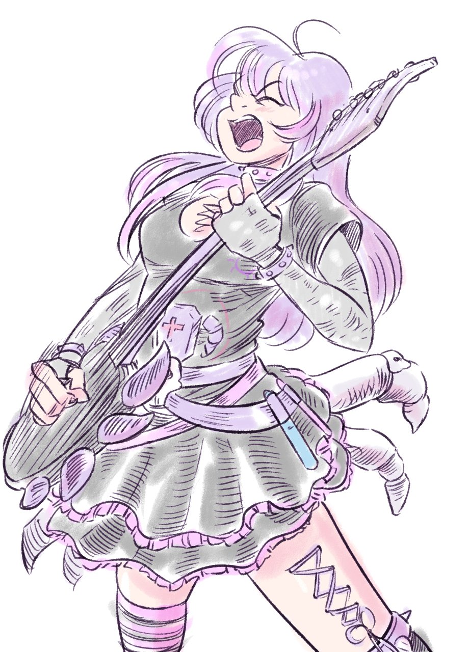 1girl, amiya_aranha, arthropod_girl, arthropod_limbs, black_dress, breasts, closed_eyes, dress