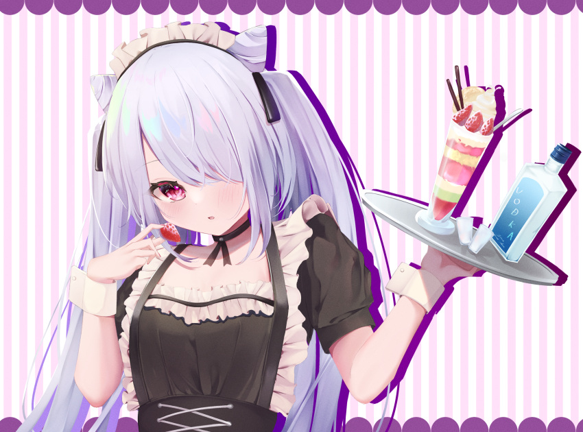 1girl, :o, alcohol, azur_lane, bangs, blush, breasts, double_bun