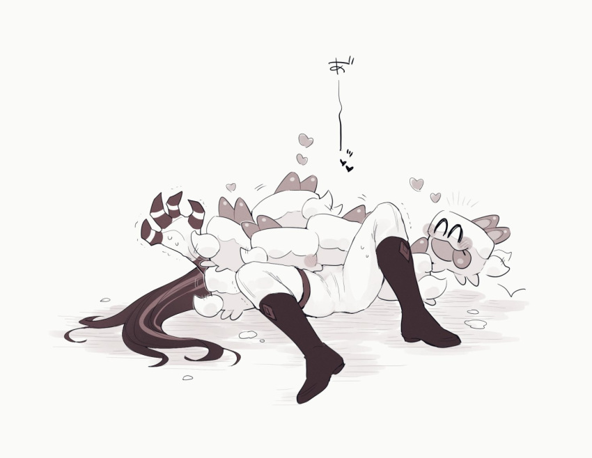1boy, boots, cake_hound, cookie_run, long_hair, male_focus, mochinoki, pants