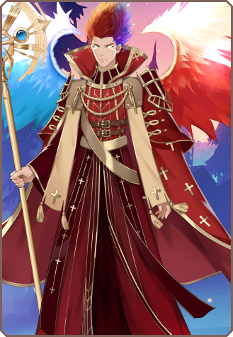 1boy, arms_at_sides, artist_request, belt, blank_eyes, blue_gemstone, blue_wings, border