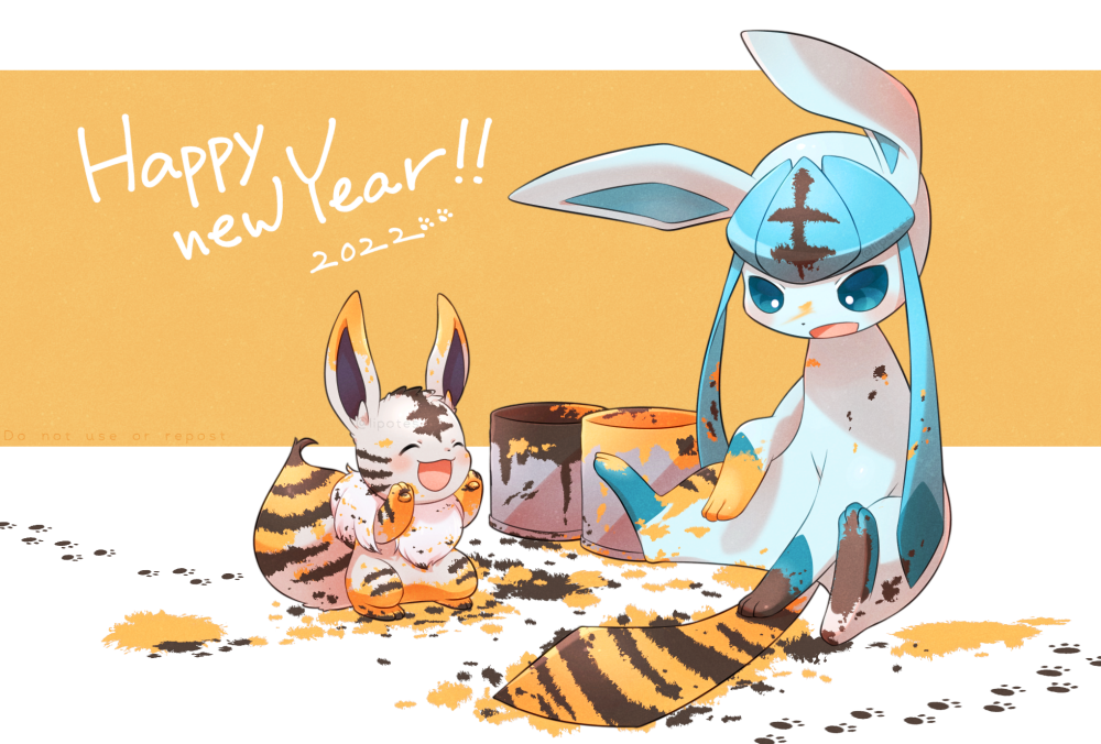 2022, alopias, blue_eyes, blue_fur, brown_fur, closed_eyes, eevee, furry