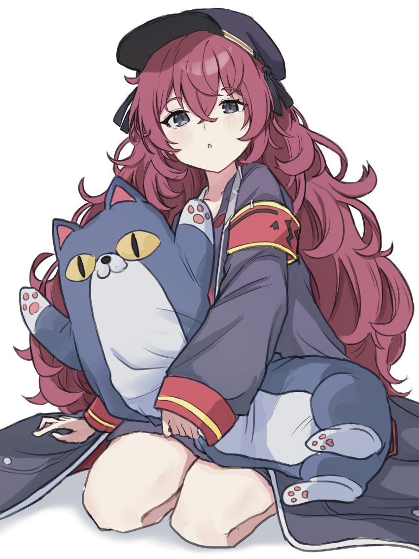 1girl, armband, black_ribbon, black_shirt, blue_archive, extra_digits, hair_ribbon, halo