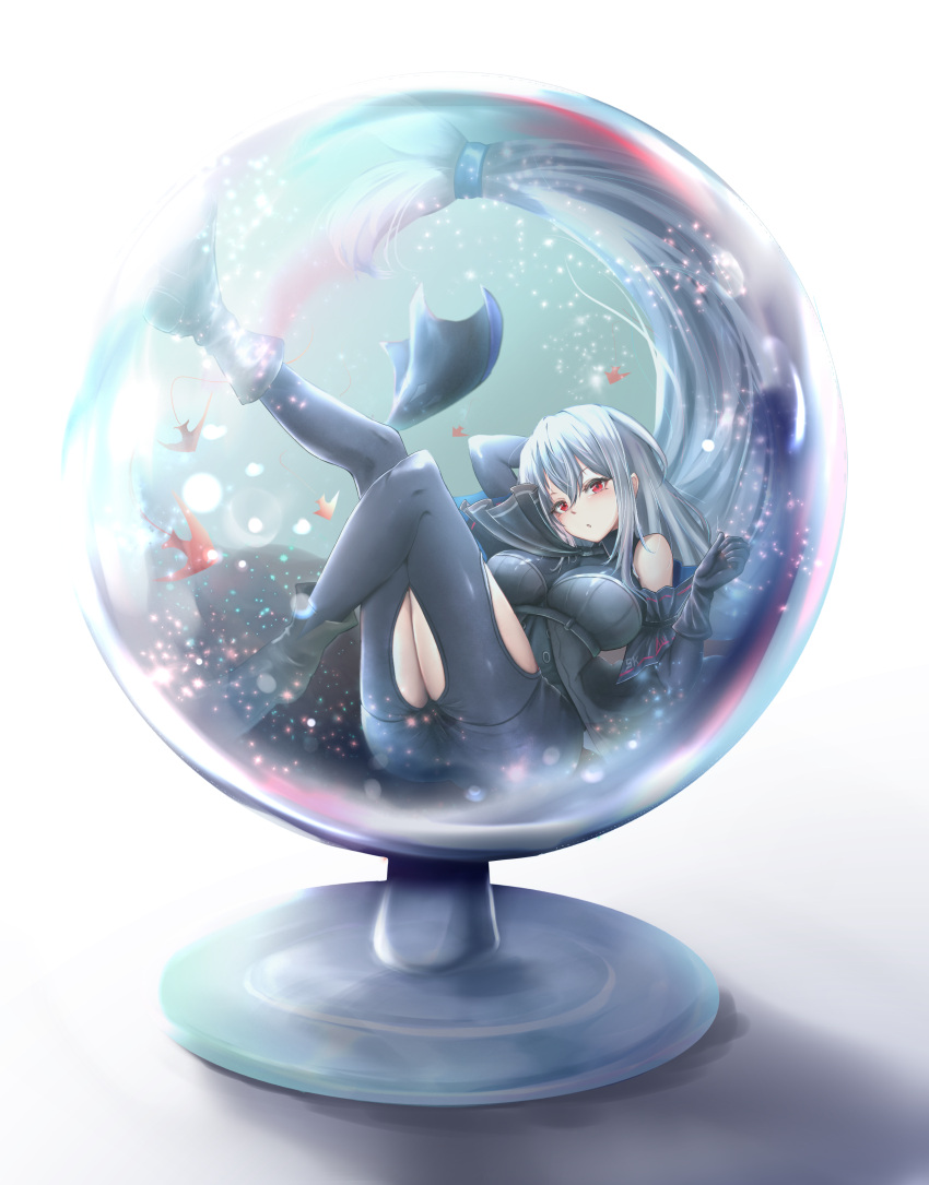 1girl, absurdres, arknights, bangs, belt, black_pants, boots, breasts