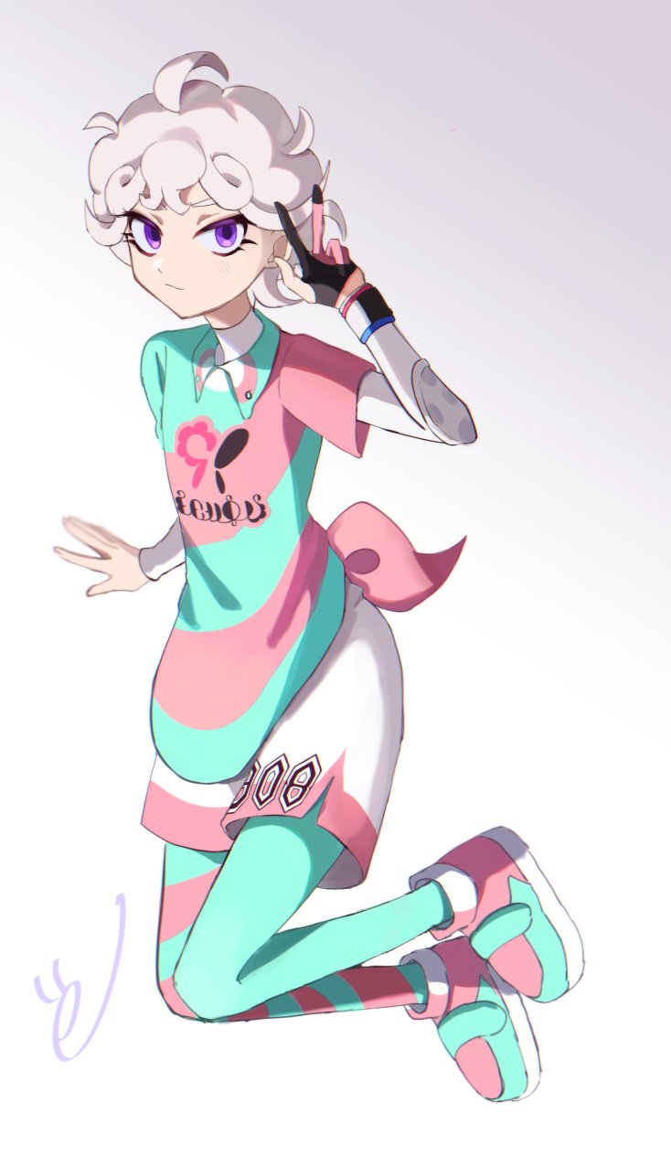 1boy, ahoge, bangs, bede_(pokemon), closed_mouth, collared_shirt, commentary, curly_hair