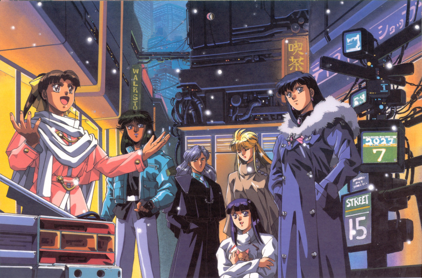 katsumi_liqueur, kiddy_phenil, lebia_maverick, rally_cheyenne, saiko_yuki, silent_mobius, yamigumo_nami