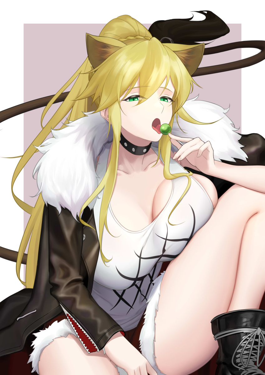 1girl, absurdres, animal_ears, arknights, artoria_pendragon_(fate), artoria_pendragon_(lancer)_(fate), bangs, black_footwear