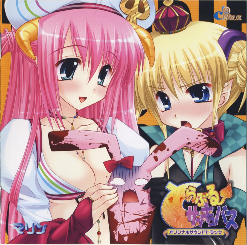 araiguma, cleavage, disc_cover, tagme, trouble_succubus
