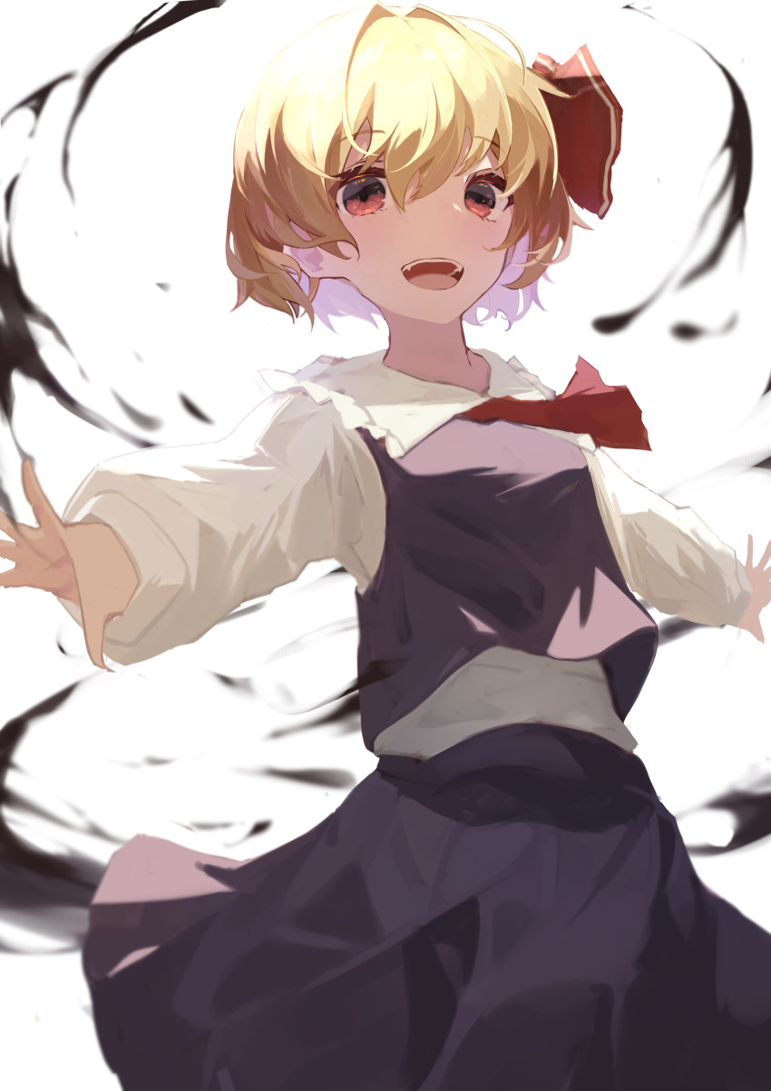 1girl, :d, absurdres, bangs, blonde_hair, eyebrows_visible_through_hair, hair_between_eyes, hair_intakes