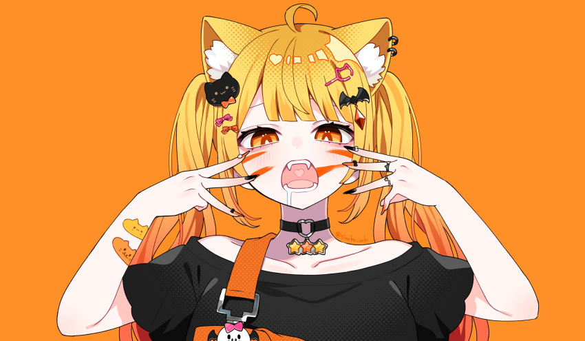 1girl, absurdres, ahoge, animal_(vocaloid), animal_ear_fluff, animal_ears, bandaid, bandaid_on_arm