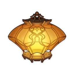 artist_request, commentary, english_commentary, game_cg, genshin_impact, glowing, item_focus, lamp