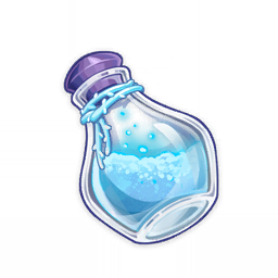 artist_request, blue_theme, bottle, commentary, english_commentary, game_cg, genshin_impact, ingredient