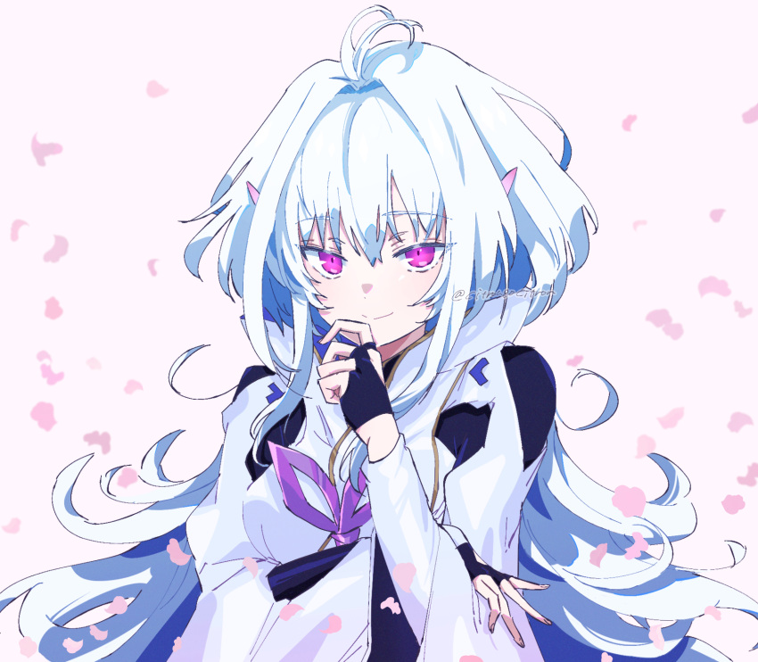 1girl, ahoge, bangs, black_gloves, breasts, citron80citron, fate/grand_order, fate/grand_order_arcade