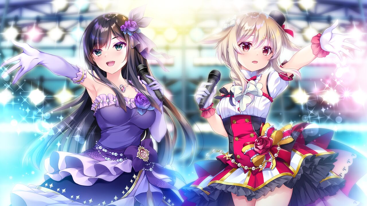 1boy, 1girl, :d, bangs, blurry, blurry_background, blush, brown_hair