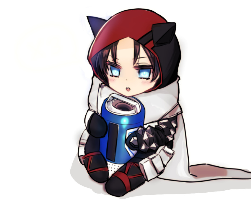 1girl, absurdres, apex_legends, bangs, black_hair, blue_eyes, chibi, eyebrows_behind_hair