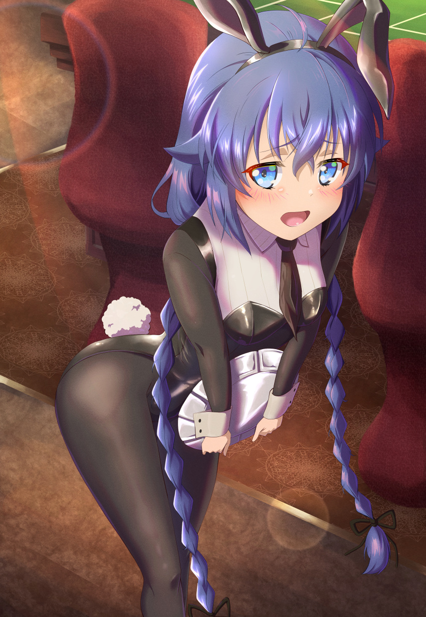 1girl, absurdres, bangs, blue_eyes, blue_hair, blush, highres, honba_misaki