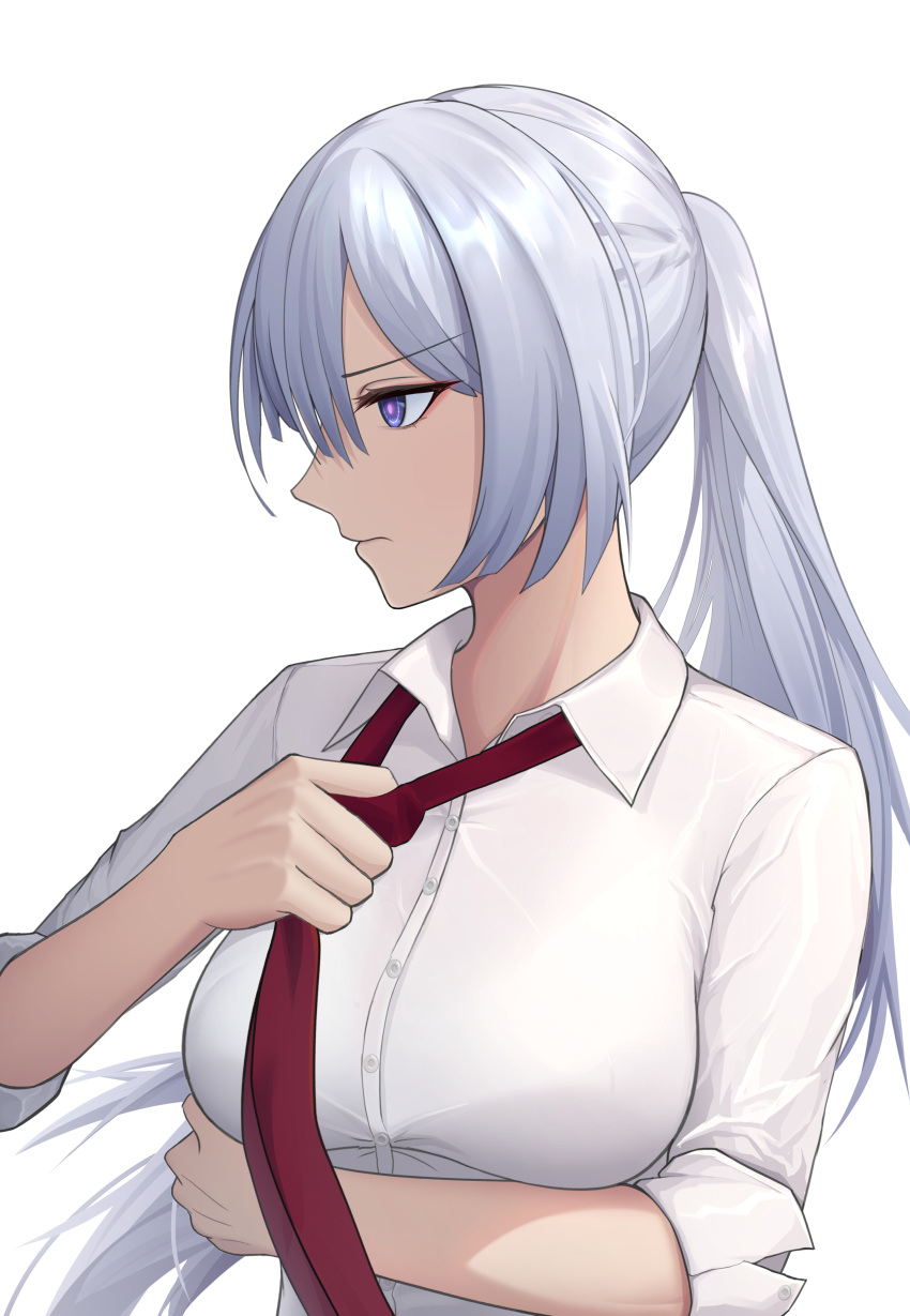 1girl, absurdres, ak-15_(girls'_frontline), bangs, breasts, closed_mouth, commentary, constantine-xii