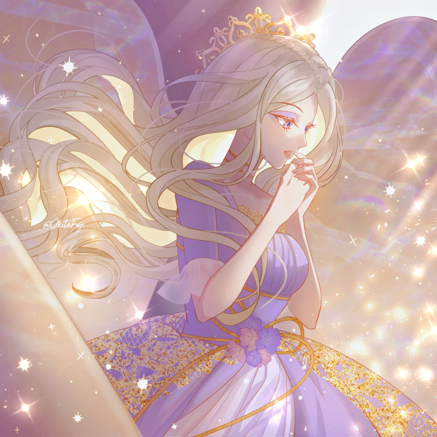 1girl, angel, barbie_(franchise), bikini, blonde_hair, braid, breasts, crown
