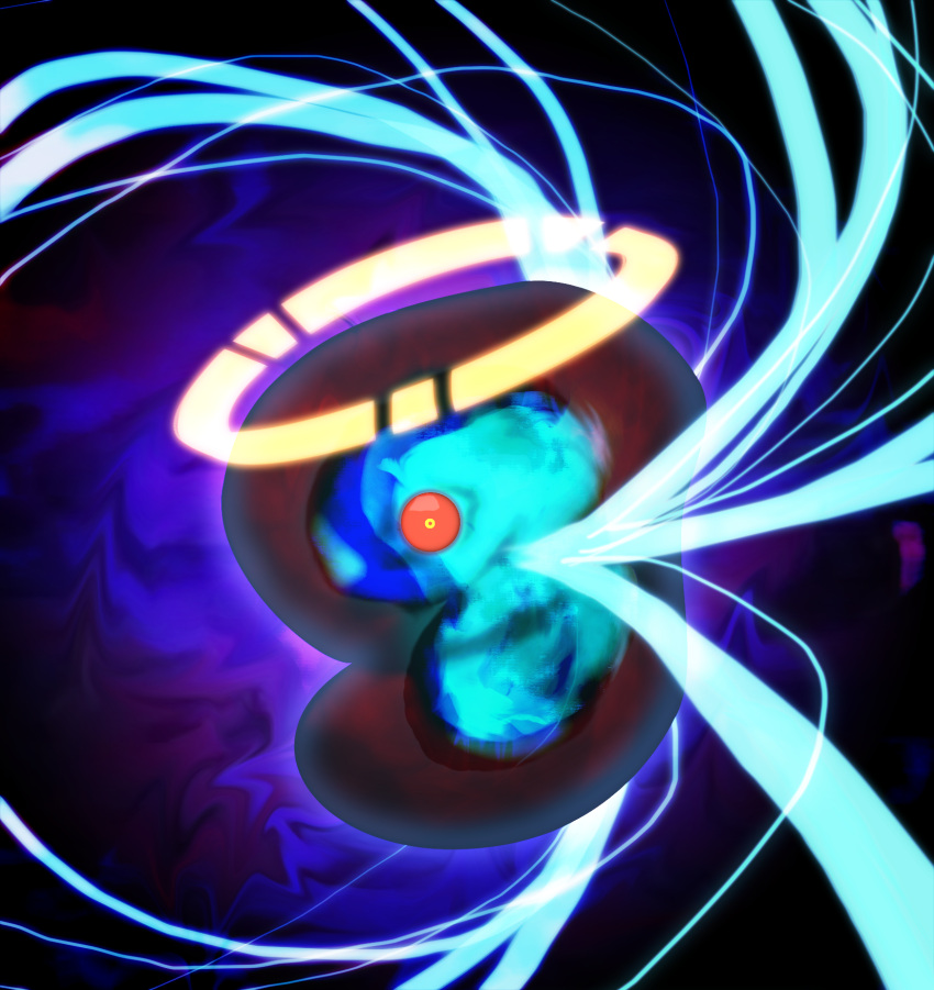 1other, aim_burst, angel, colored_sclera, commentary, dark_background, energy, energy_wings