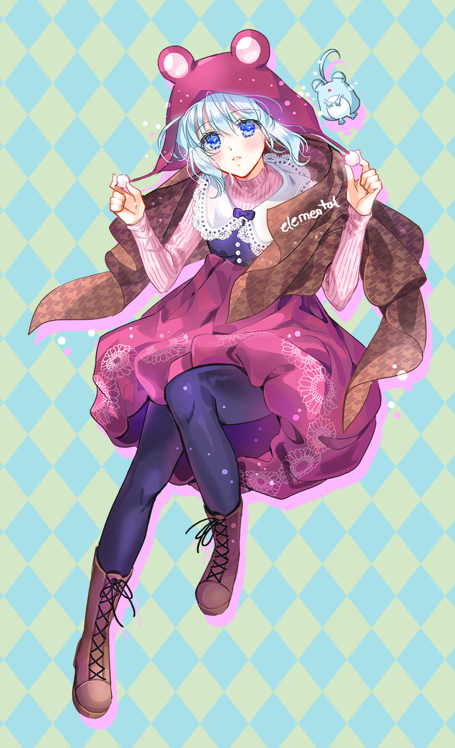 1girl, fanart, kaeru_batake_de_tsukamaete, pixiv_id_3400746, solo, sugano_fuu