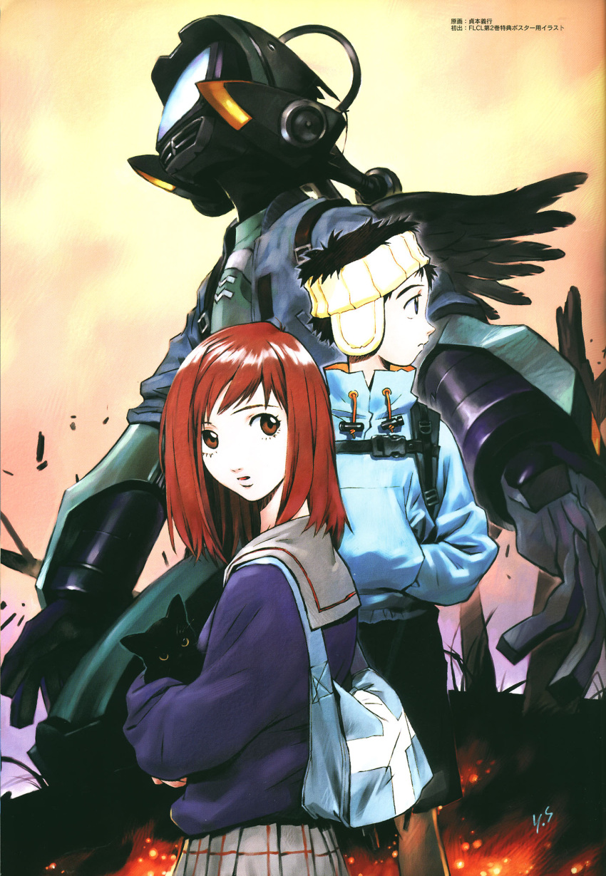 canti, flcl, nandaba_naota, sadamoto_yoshiyuki, samejima_mamimi
